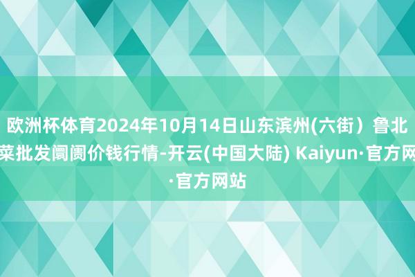 欧洲杯体育2024年10月14日山东滨州(六街）鲁北蔬菜批发阛阓价钱行情-开云(中国大陆) Kaiyun·官方网站