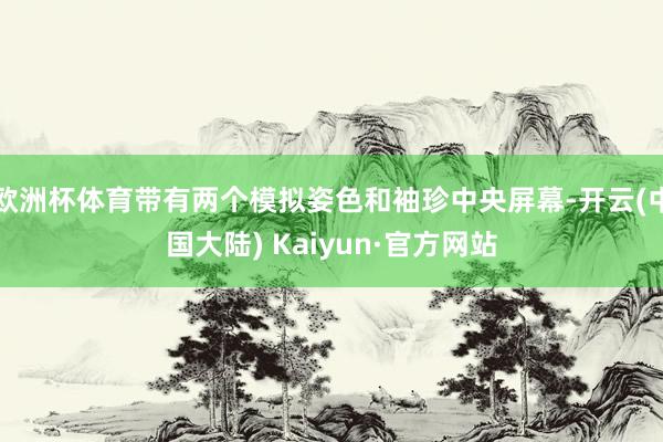 欧洲杯体育带有两个模拟姿色和袖珍中央屏幕-开云(中国大陆) Kaiyun·官方网站